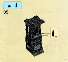 LEGO 79007 instructions page 43 – build guide
