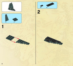 LEGO 79007 instructions page 8 – build guide