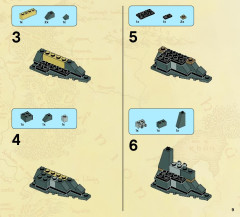 LEGO 79007 instructions page 9 – build guide