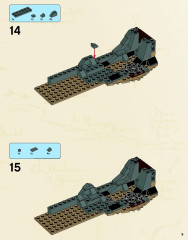 LEGO 79010 instructions page 9 – build guide