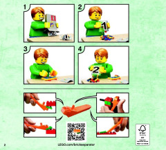 LEGO 79018 instructions page 2 – build guide