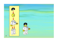 LEGO 7902 instructions page 2 – build guide