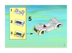 LEGO 7902 instructions page 7 – build guide