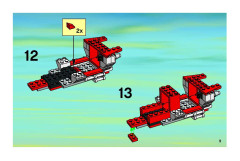 LEGO 7903 instructions page 9 – build guide