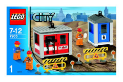 LEGO 7905 instructions page 1 – build guide