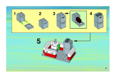 LEGO 7905 instructions page 17 – build guide