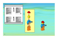 LEGO 7905 instructions page 2 – build guide