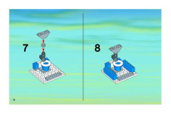 LEGO 7905 instructions page 8 – build guide