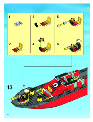 LEGO 7906 instructions page 12 – build guide