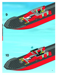 LEGO 7906 instructions page 9 – build guide