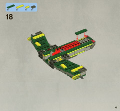 LEGO 7930 instructions page 45 – build guide