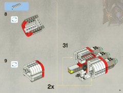 LEGO 7931 instructions page 21 – build guide
