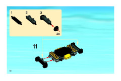 LEGO 7936 instructions page 10 – build guide