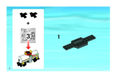 LEGO 7939 instructions page 2 – build guide
