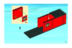 LEGO 7939 instructions page 21 – build guide