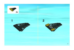 LEGO 7939 instructions page 7 – build guide
