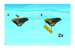 LEGO 7939 instructions page 8 – build guide