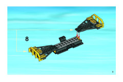 LEGO 7939 instructions page 9 – build guide