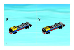LEGO 7939 instructions page 8 – build guide