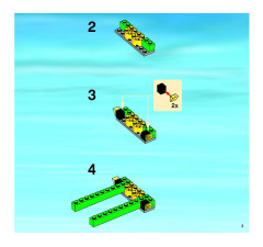 LEGO 7939 instructions page 3 – build guide