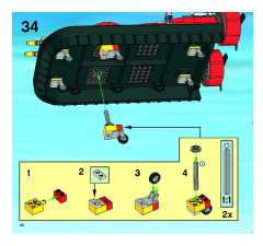 LEGO 7944 instructions page 40 – build guide