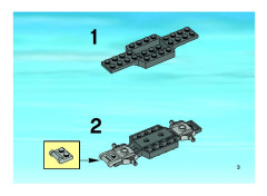 LEGO 7945 instructions page 3 – build guide