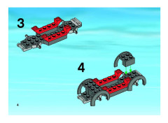 LEGO 7945 instructions page 4 – build guide