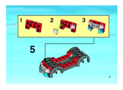 LEGO 7945 instructions page 5 – build guide