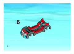 LEGO 7945 instructions page 6 – build guide