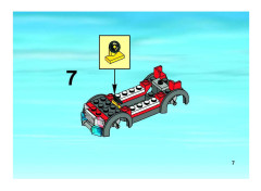 LEGO 7945 instructions page 7 – build guide