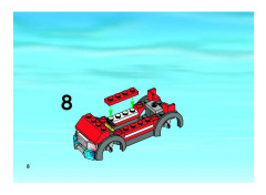 LEGO 7945 instructions page 8 – build guide