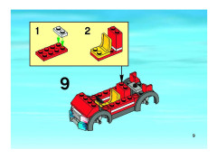 LEGO 7945 instructions page 9 – build guide