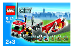 LEGO 7945 instructions page 1 – build guide