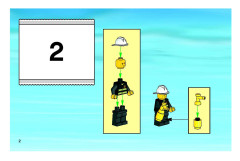 LEGO 7945 instructions page 2 – build guide