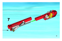 LEGO 7945 instructions page 45 – build guide