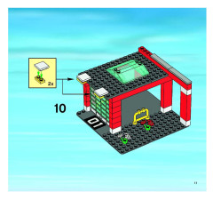 LEGO 7945 instructions page 11 – build guide