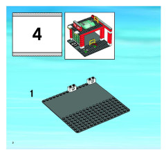 LEGO 7945 instructions page 2 – build guide
