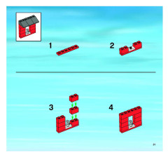 LEGO 7945 instructions page 21 – build guide