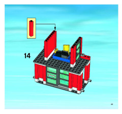 LEGO 7945 instructions page 43 – build guide