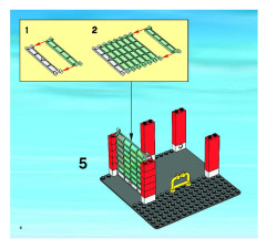 LEGO 7945 instructions page 6 – build guide