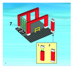 LEGO 7945 instructions page 8 – build guide