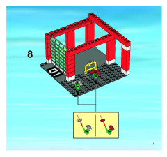 LEGO 7945 instructions page 9 – build guide