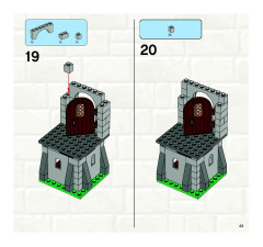 LEGO 7946 instructions page 43 – build guide