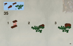 LEGO 7956 instructions page 45 – build guide