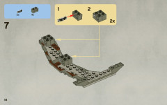 LEGO 7957 instructions page 18 – build guide