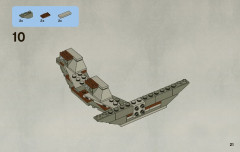 LEGO 7957 instructions page 21 – build guide