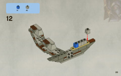 LEGO 7957 instructions page 23 – build guide
