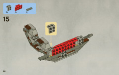 LEGO 7957 instructions page 26 – build guide