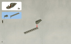 LEGO 7957 instructions page 4 – build guide