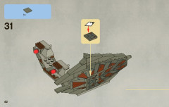 LEGO 7957 instructions page 42 – build guide